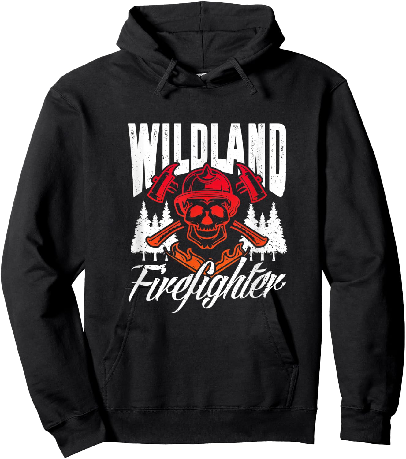 Wildland firefighter Hoodie - Hoodie | Black