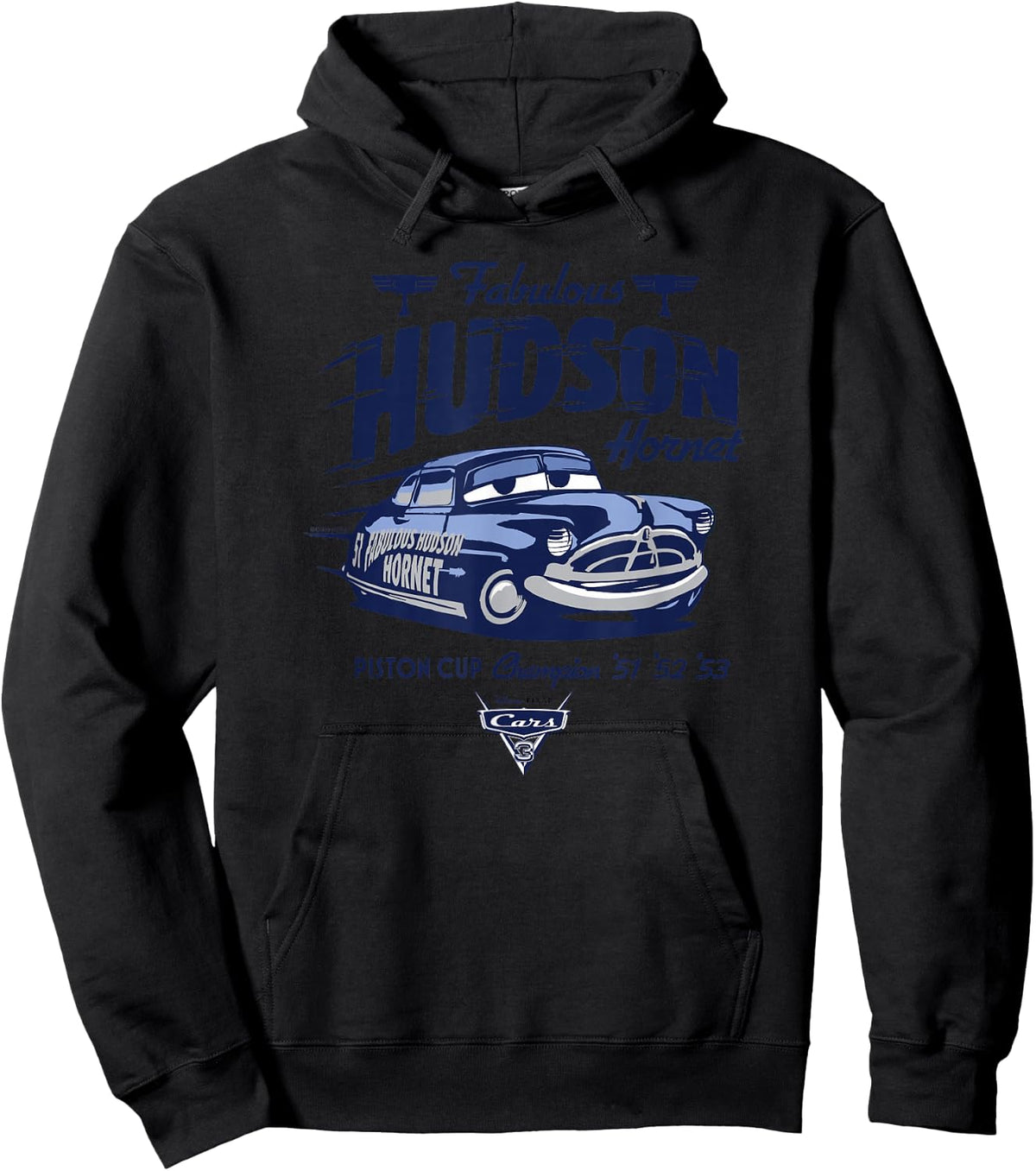 Cars - Fabulous Hudson Hornet Hoodie - Hoodie | Black