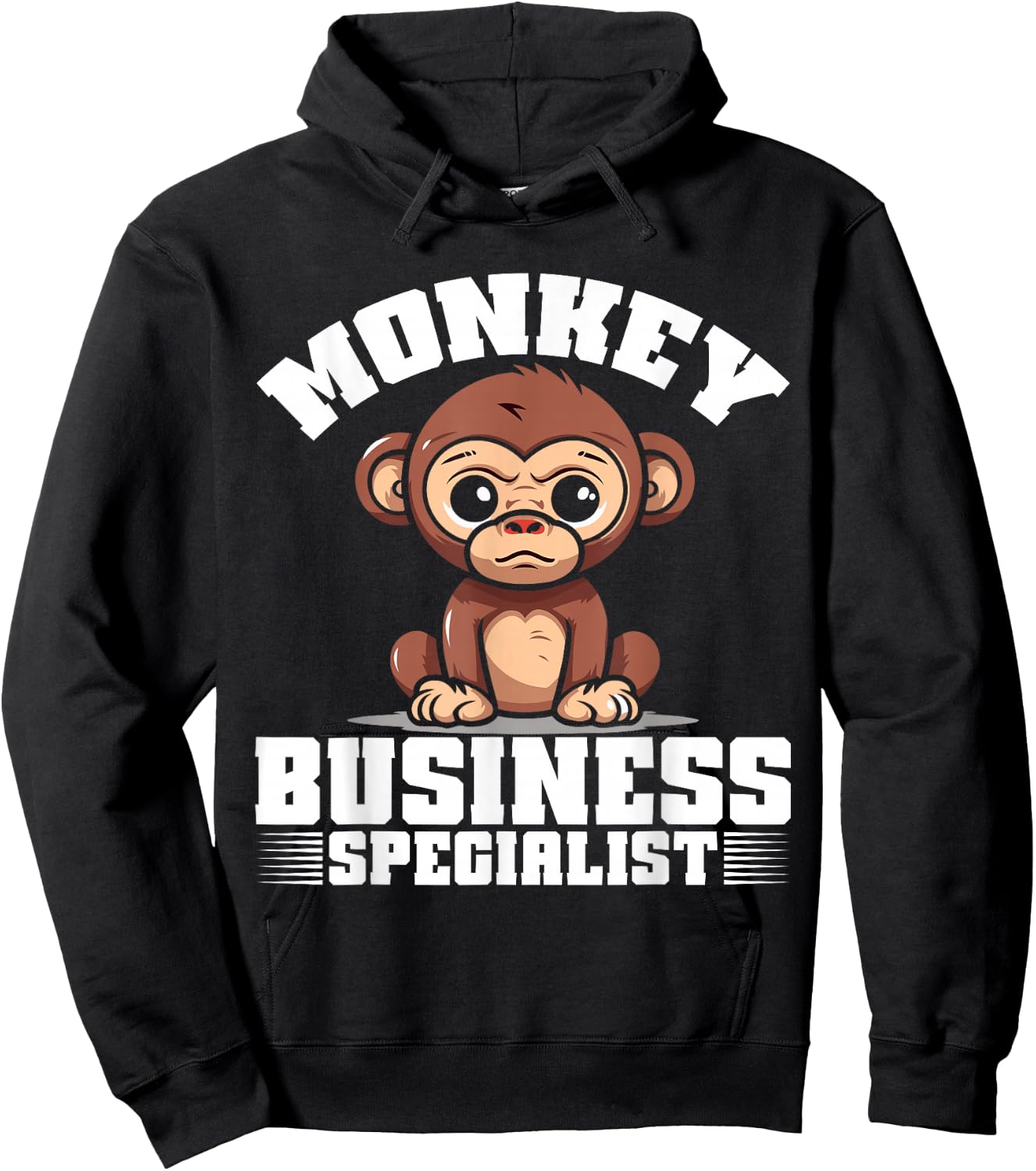 Monkey Business Specialist Monkey Hoodie - Hoodie | Black