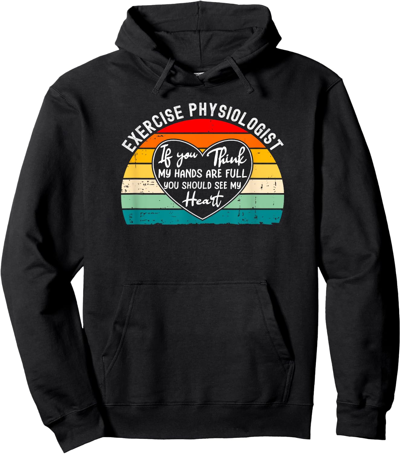 Exercise Physiologist Appreciation Cardiac Rehab Hoodie - Hoodie | Black