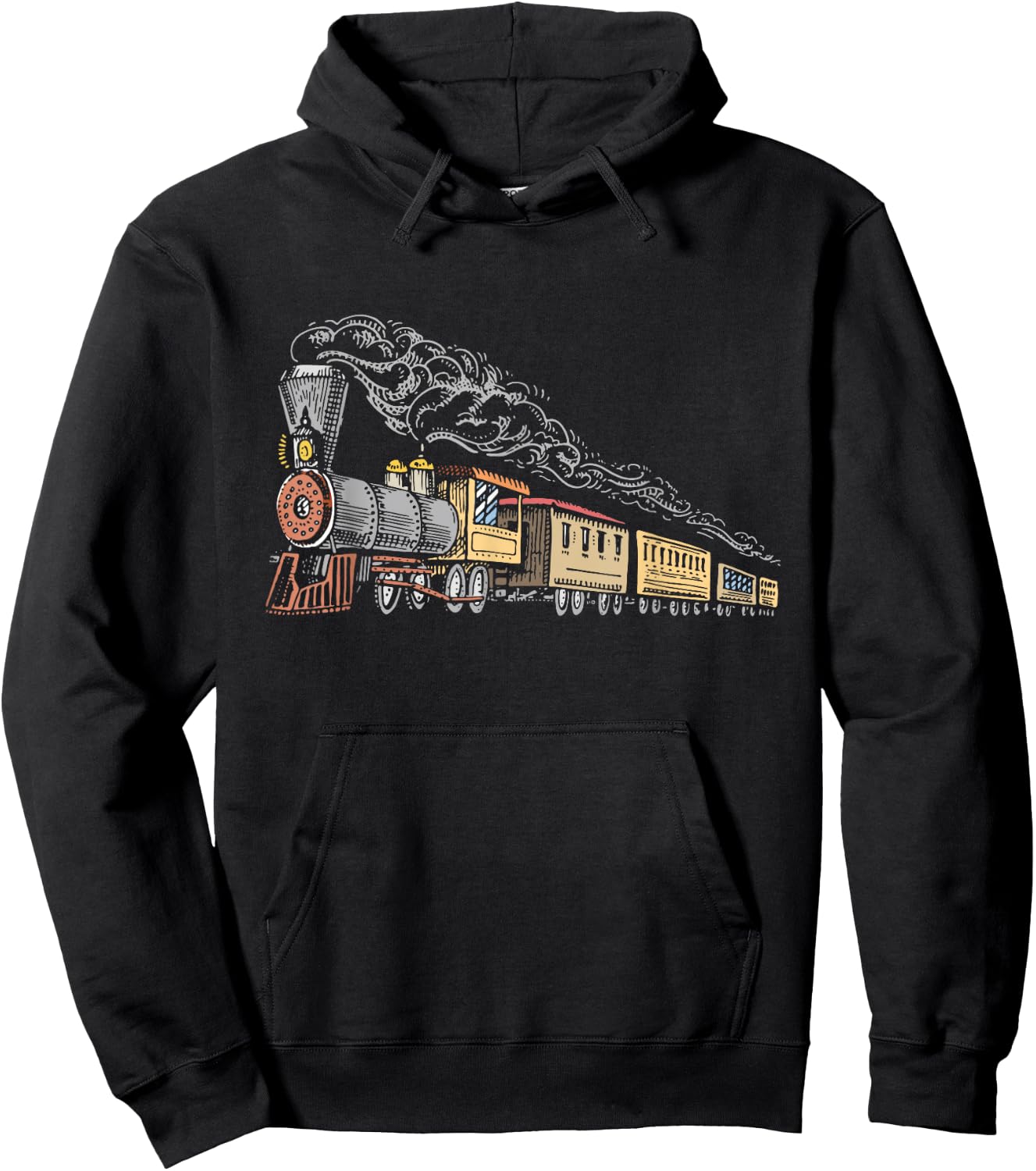 Steam Engine - Model Train Lover Railwayman Driver Railroad Hoodie - Hoodie | Black