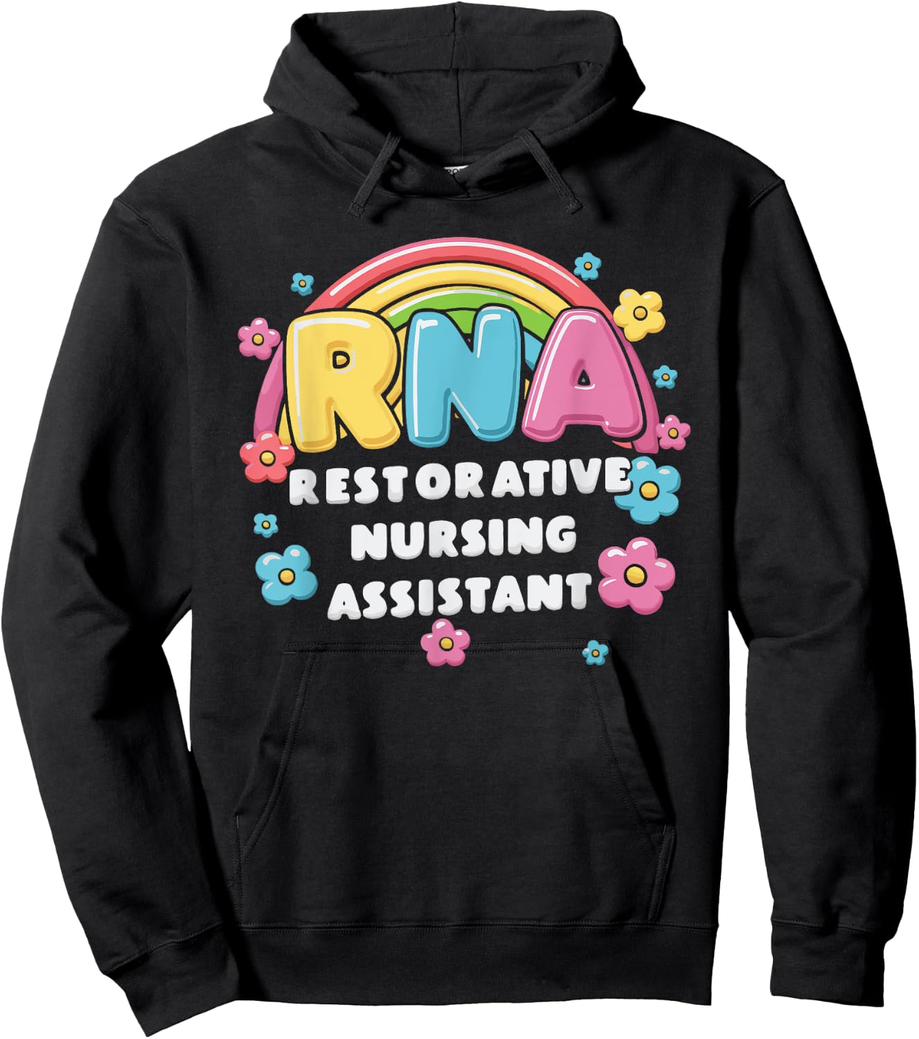 RNA Restorative Nursing Assistant Hoodie - Hoodie | Black