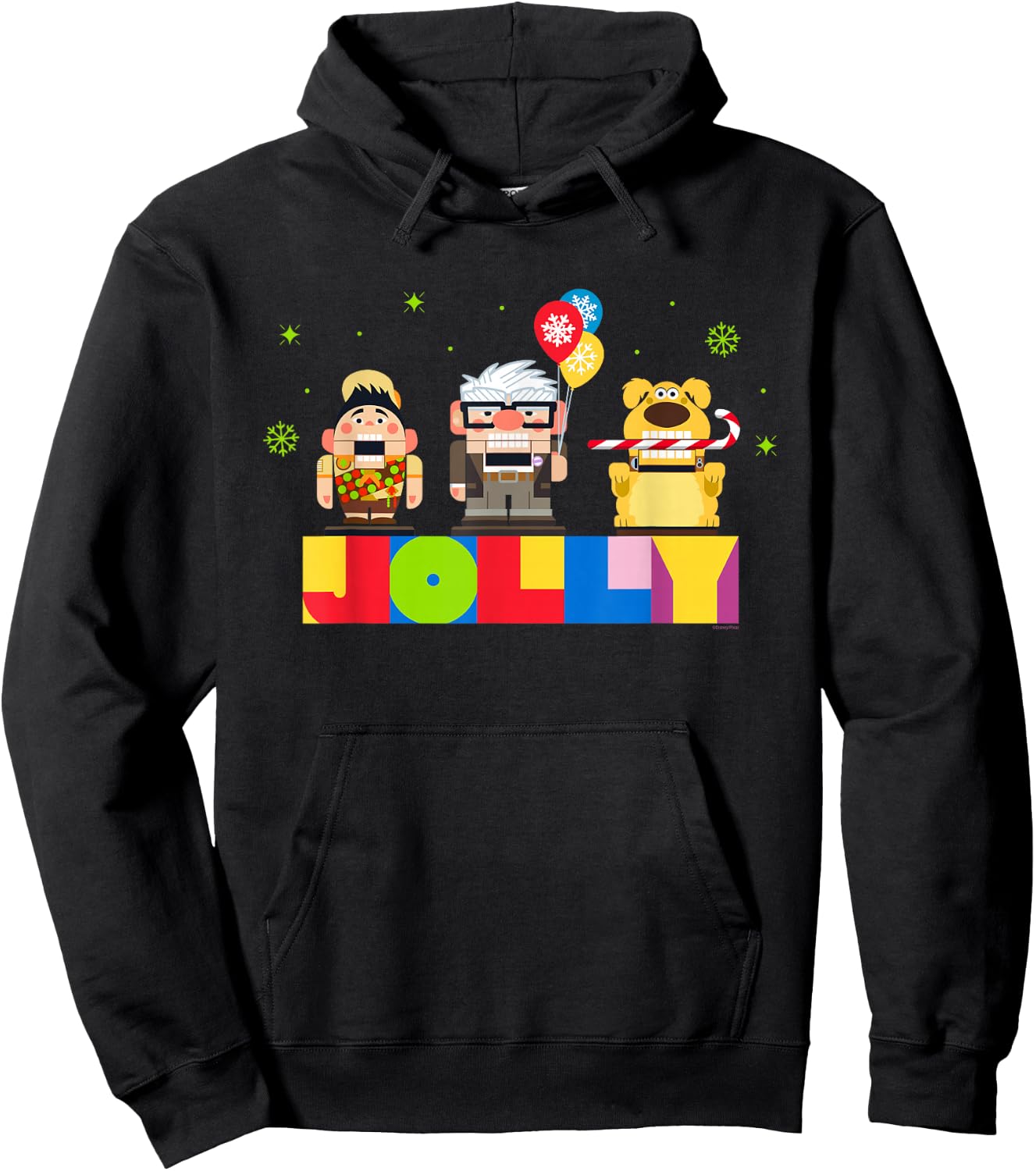 Disney and Pixar’s Up Christmas Holiday Jolly Nutcrackers Hoodie - Hoodie | Black