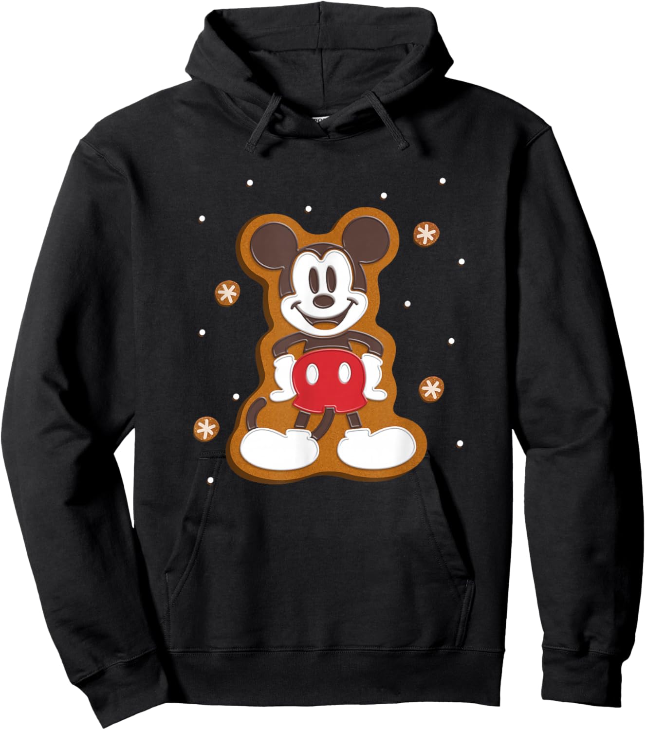 Disney Mickey and Friends Christmas Gingerbread Mickey Hoodie - Hoodie | Black