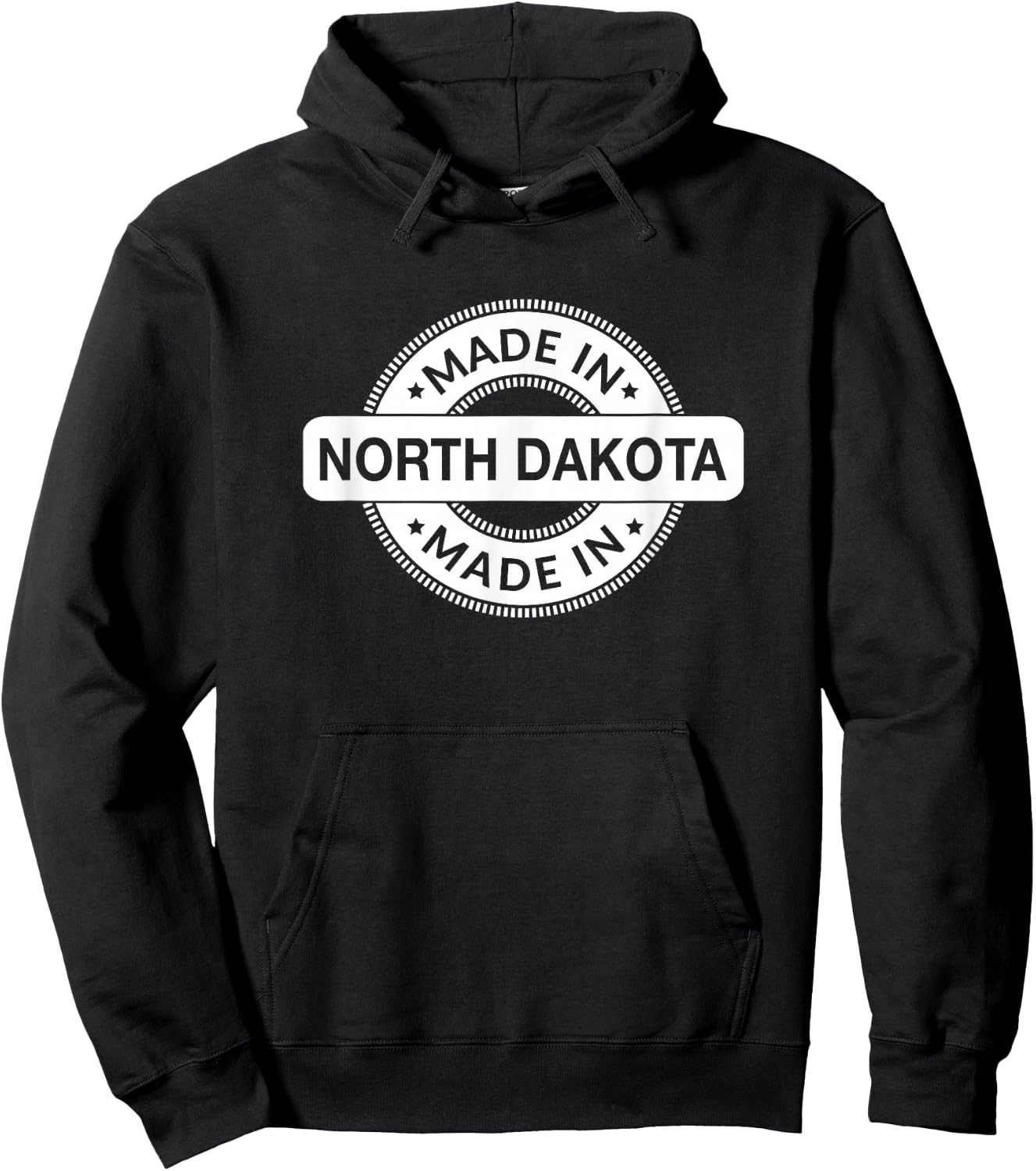 North Dakota - Made in North Dakota Label - Classic Hoodie - Hoodie | Black