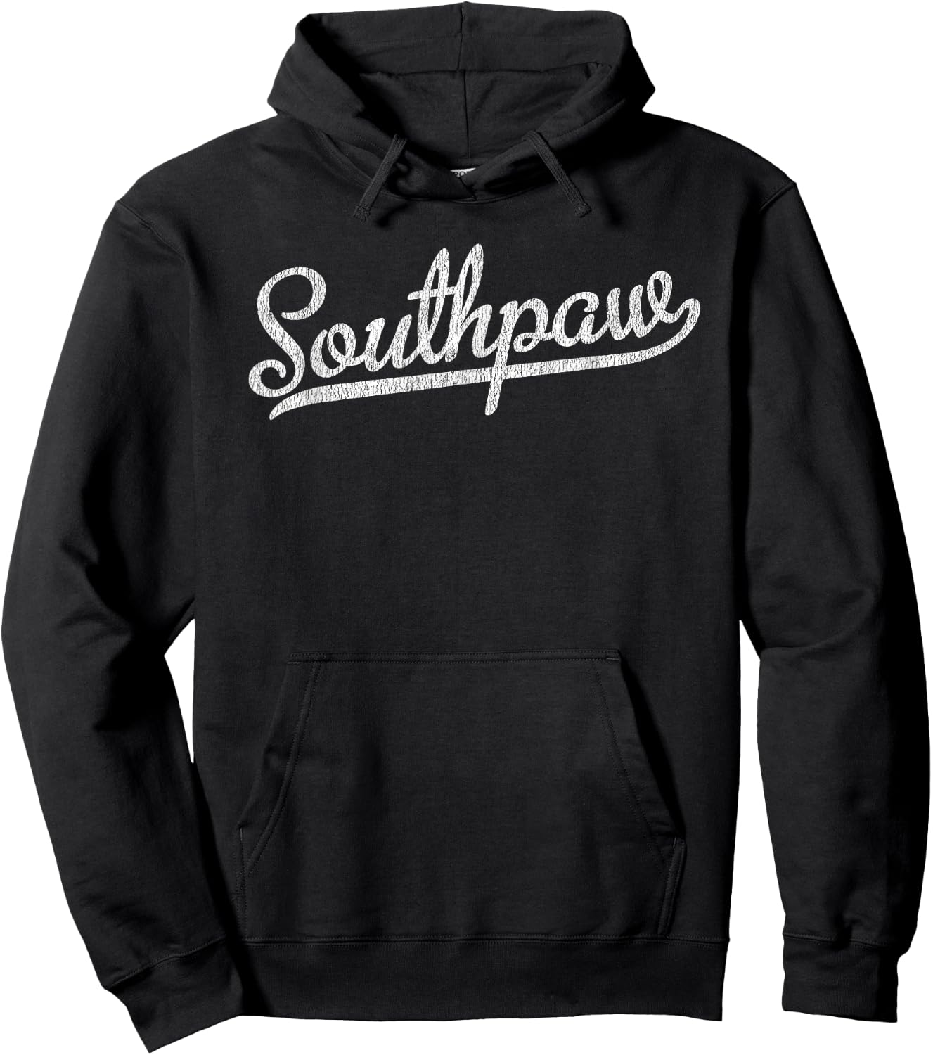 Southpaw Baseball Shirt Left Handed Gift Hoodie - Hoodie | Black