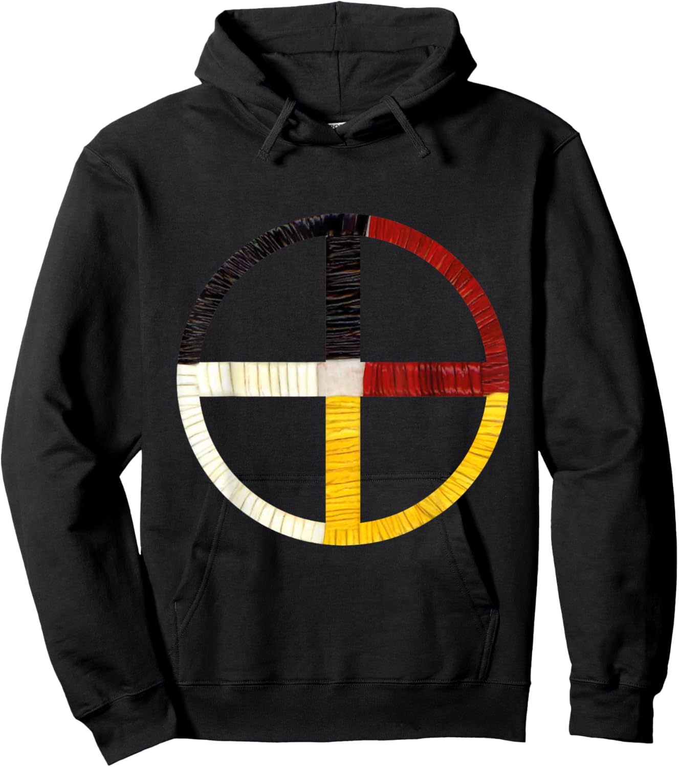 Native American Indian Medicine Wheel Hoodie - Hoodie | Black