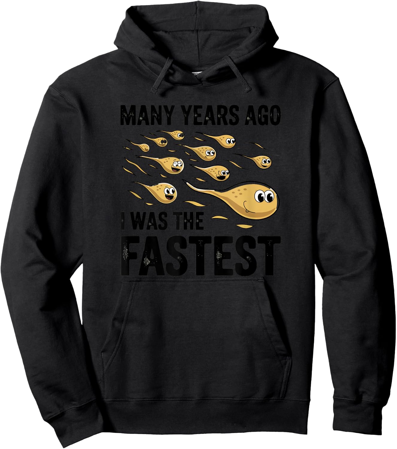 T-Shirt Hoodie - Hoodie | Black