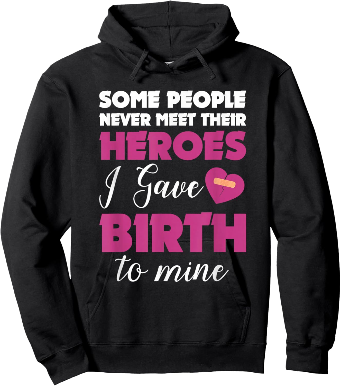 Congenital Heart Defect Shirt CHD Awareness Some People Hoodie - Hoodie | Black