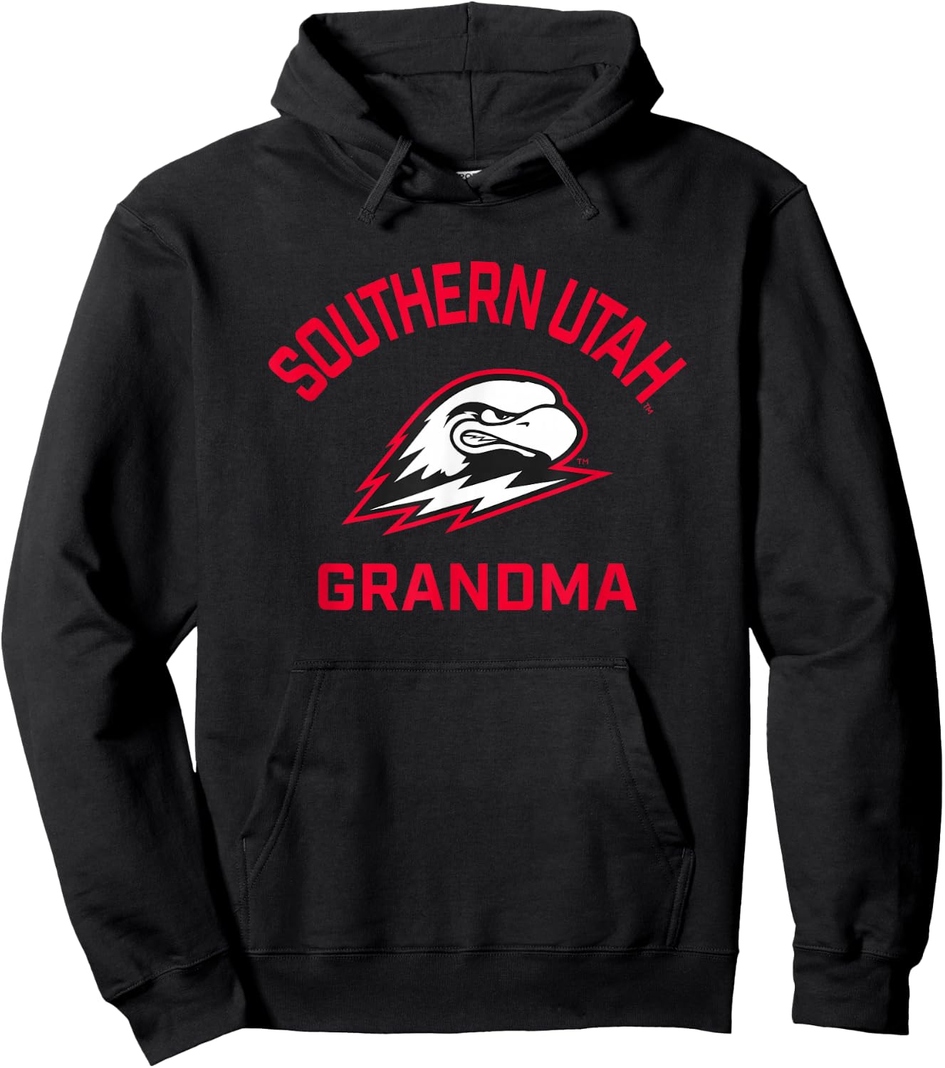 Southern Utah University Thunderbirds Arched Grandma Hoodie - Hoodie | Black