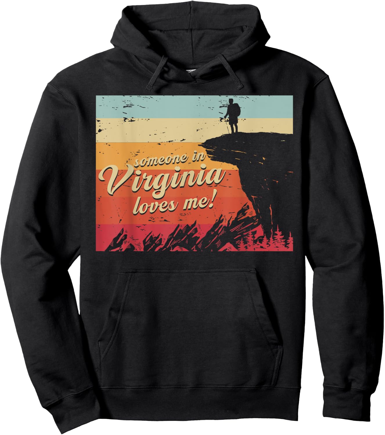 Someone In Virginia Loves Me Hoodie - Hoodie | Black