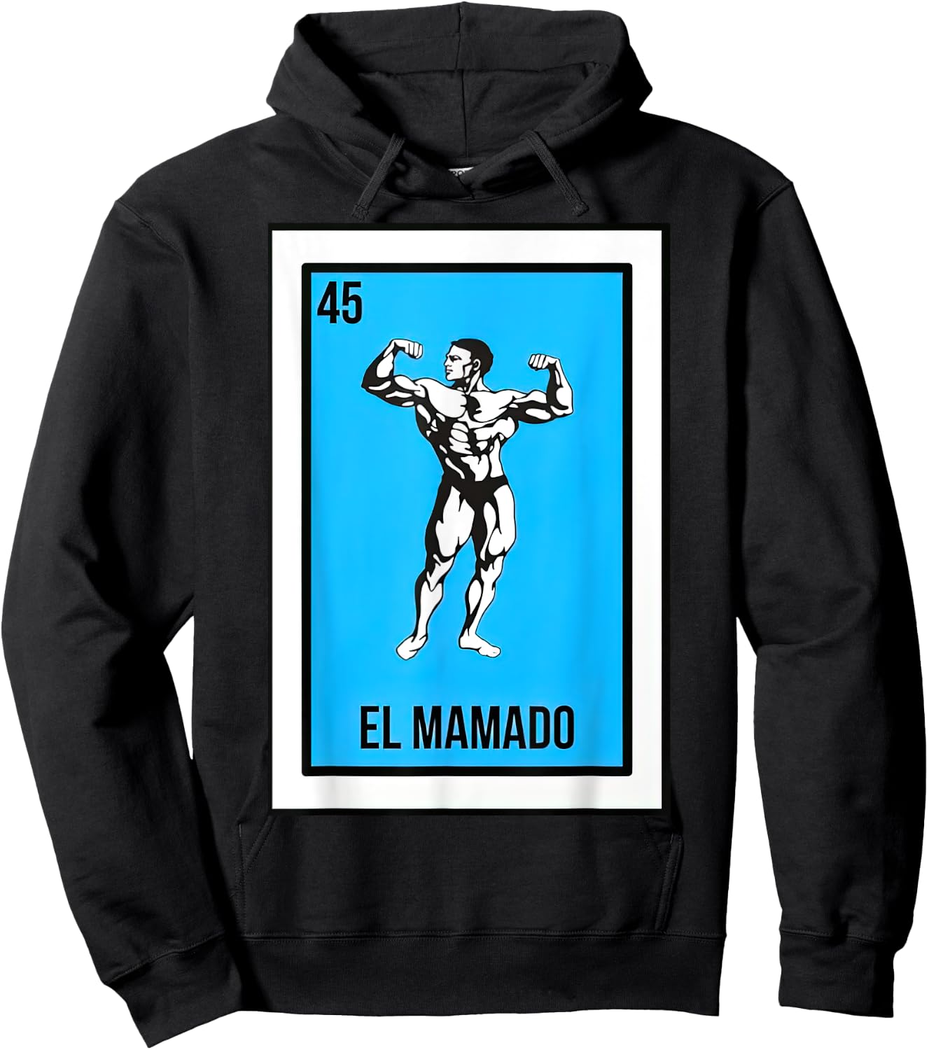 El Mamado Card Mexican Lottery Card Hoodie - Hoodie | Black