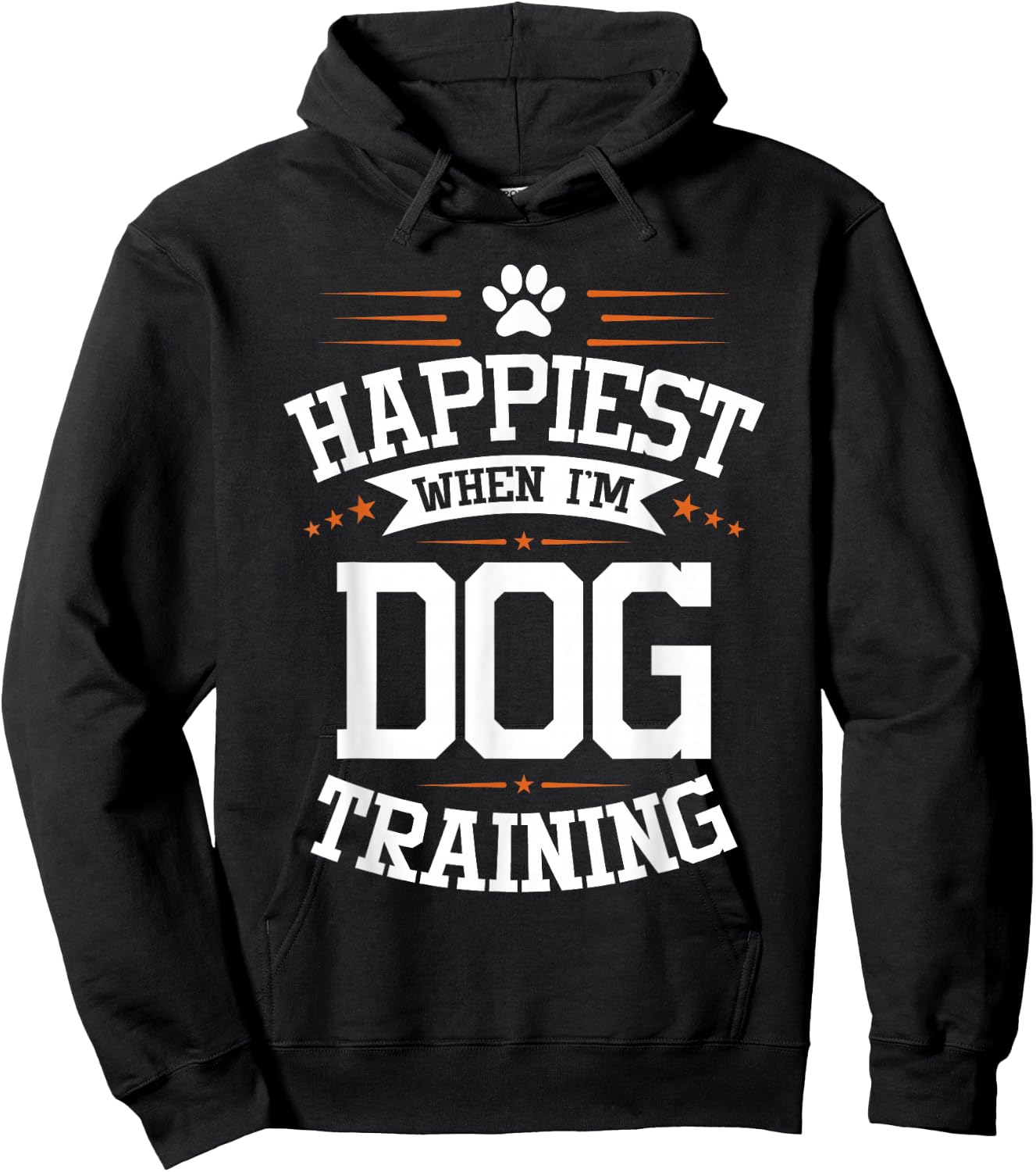 Happiest When I'm Dog Training - Pet Owner Agility Handler Hoodie - Hoodie | Black