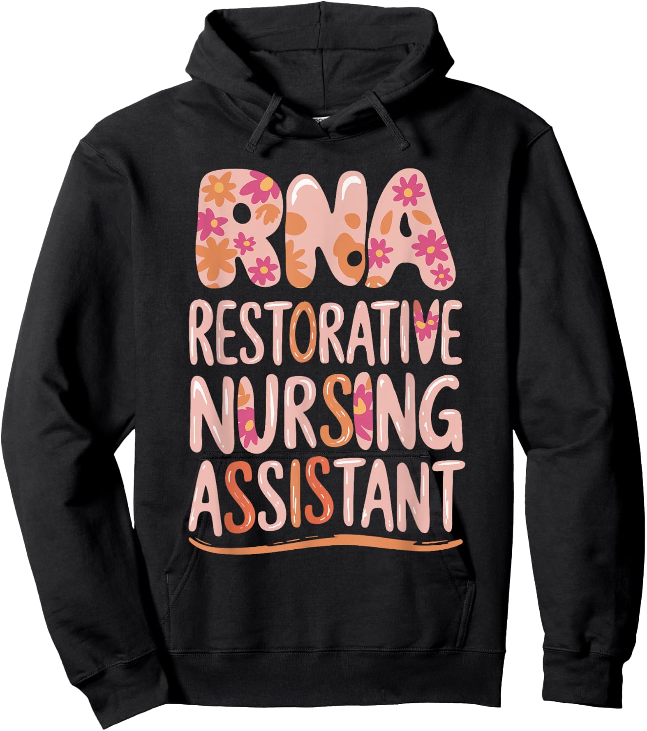 RNA Restorative Nursing Assistant Hoodie - Hoodie | Black