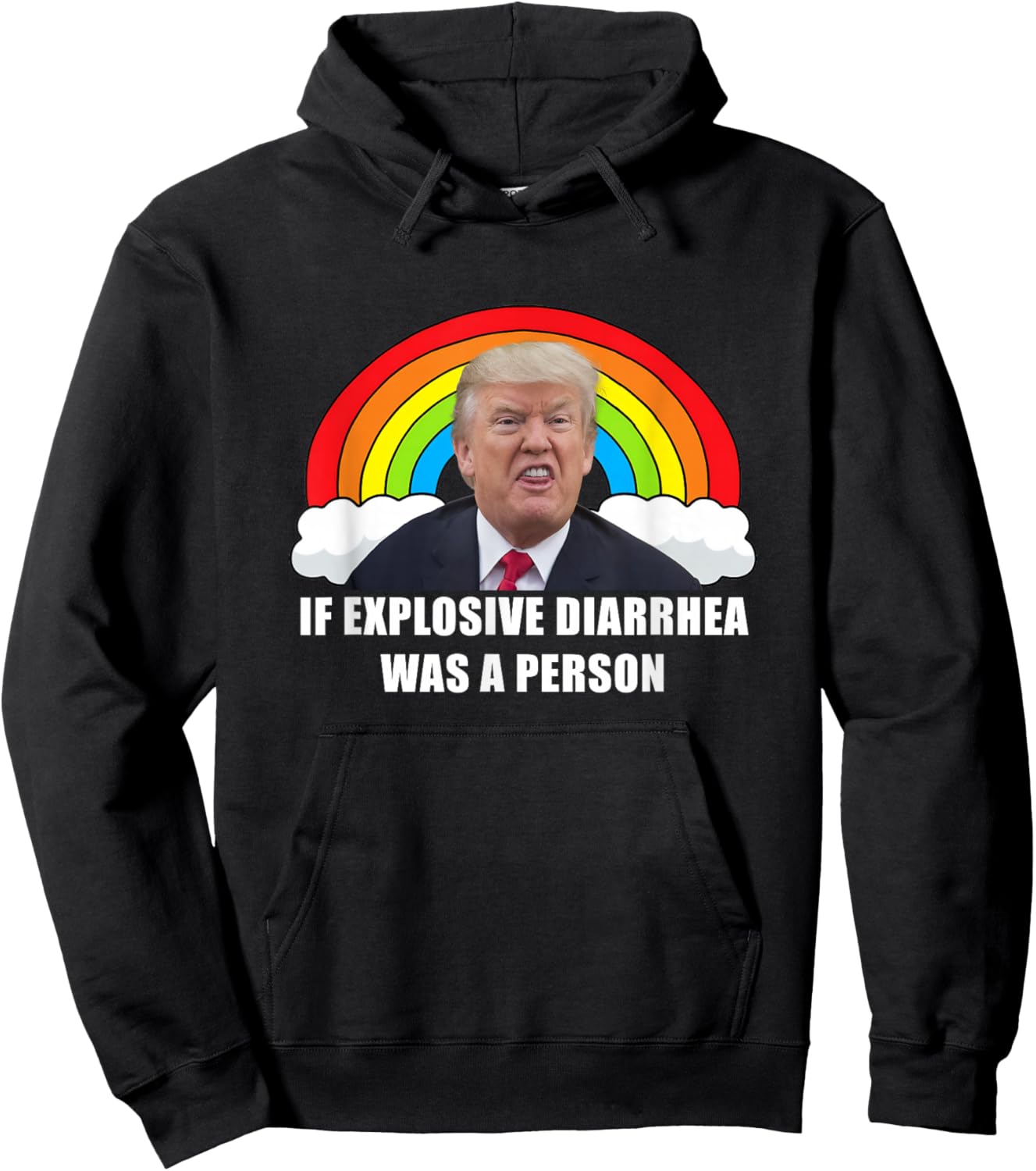 If Explosive Diarrhea Was a Person Hoodie - Hoodie | Black
