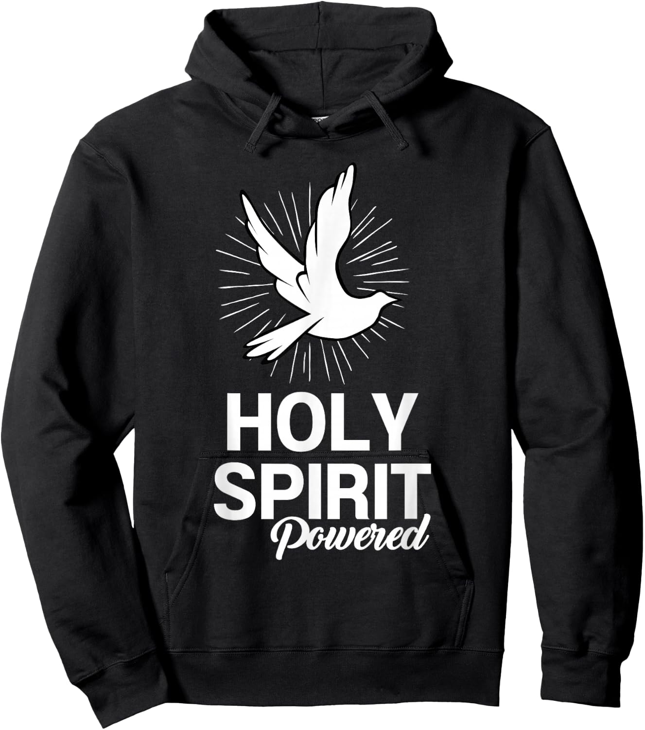 Holy Spirit Dove Powered Christian Gifts Hoodie - Hoodie | Black