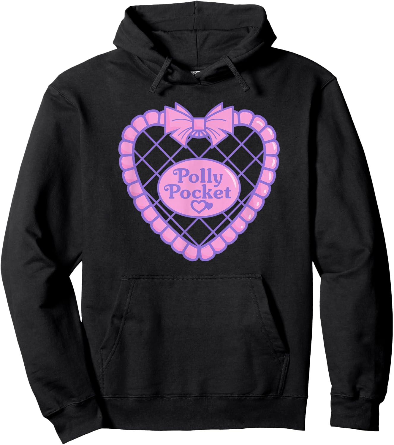 Polly Pocket - Heart Logo Hoodie - Hoodie | Black
