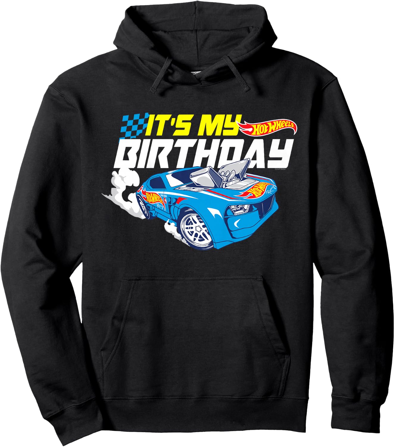 Kids Hot Wheels It's My Birthday Go Fast Hoodie - Hoodie | Black