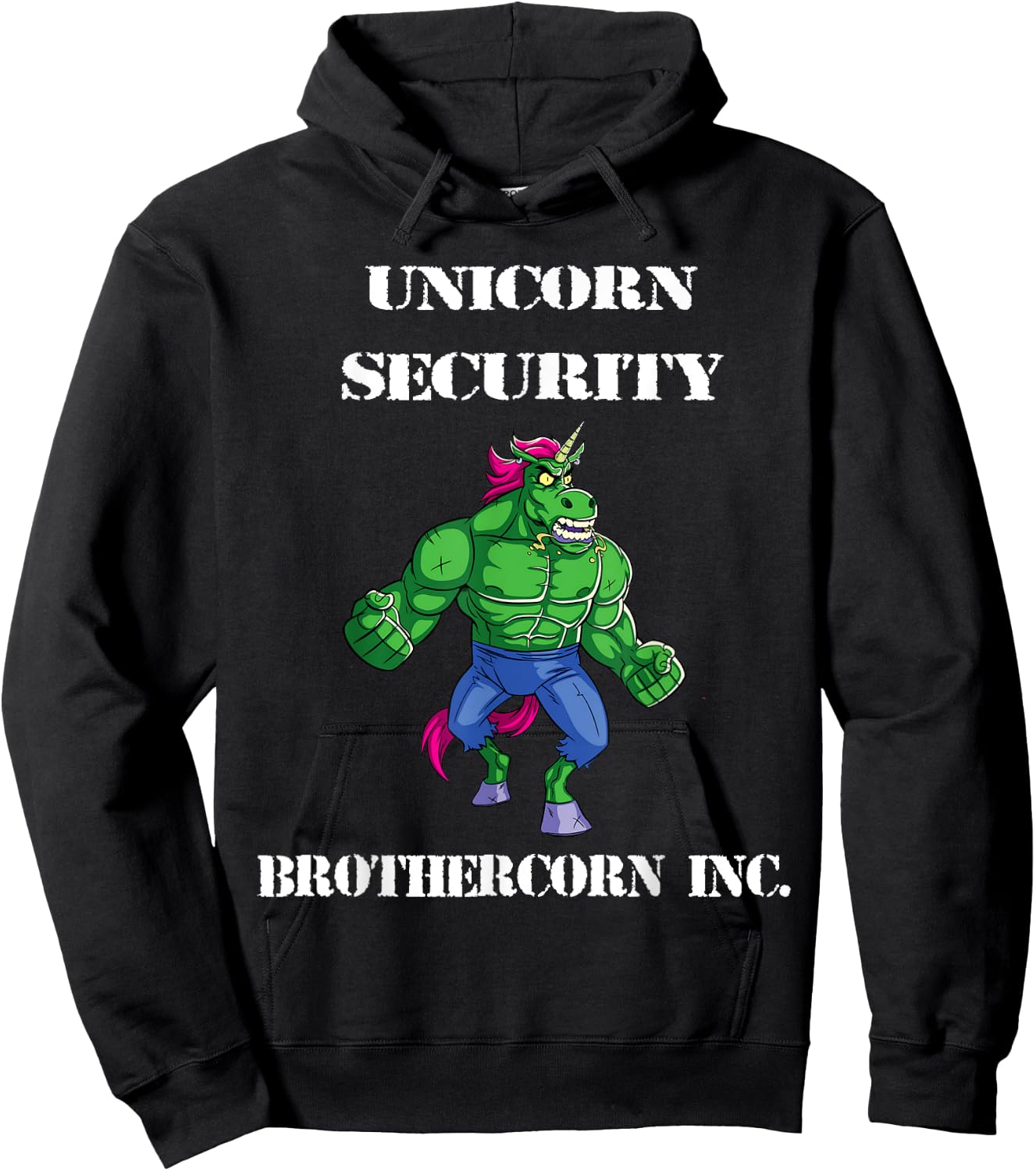 Unicorn Security Brothercorn Inc. Hoodie - Hoodie | Black
