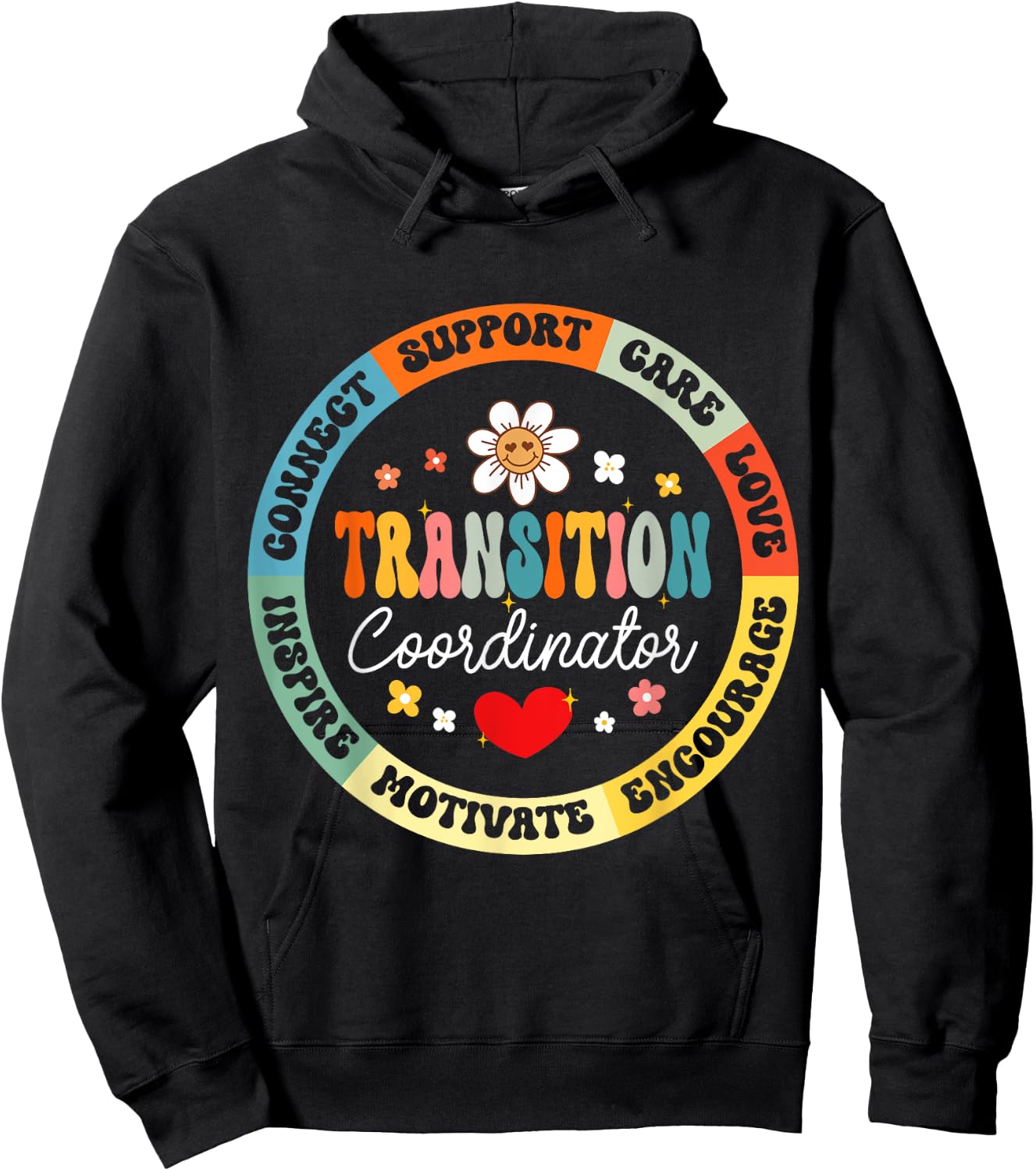Transition Coordinator Appreciation Week Back to School Hoodie - Hoodie | Black