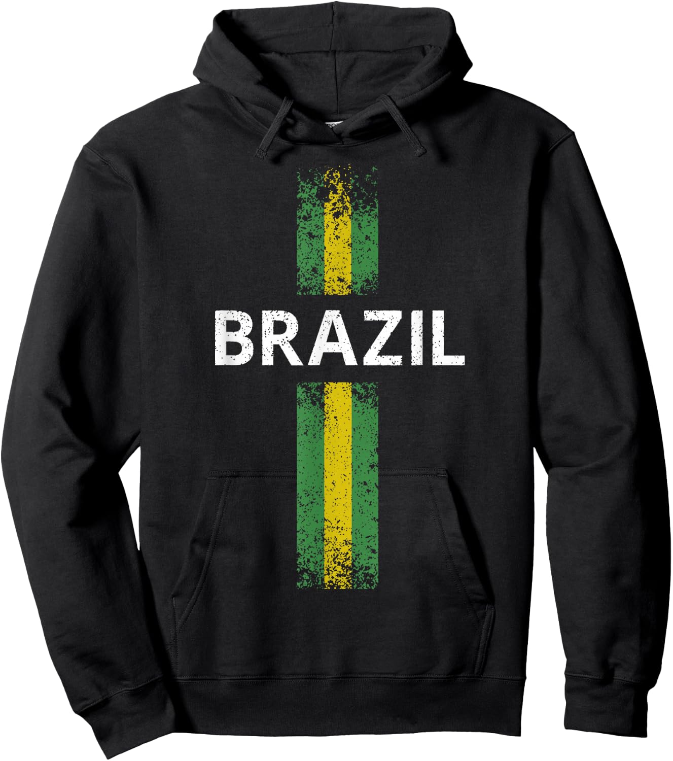 Brazil Jersey Football Brazilian Brazil National Pride Hoodie - Hoodie | Black
