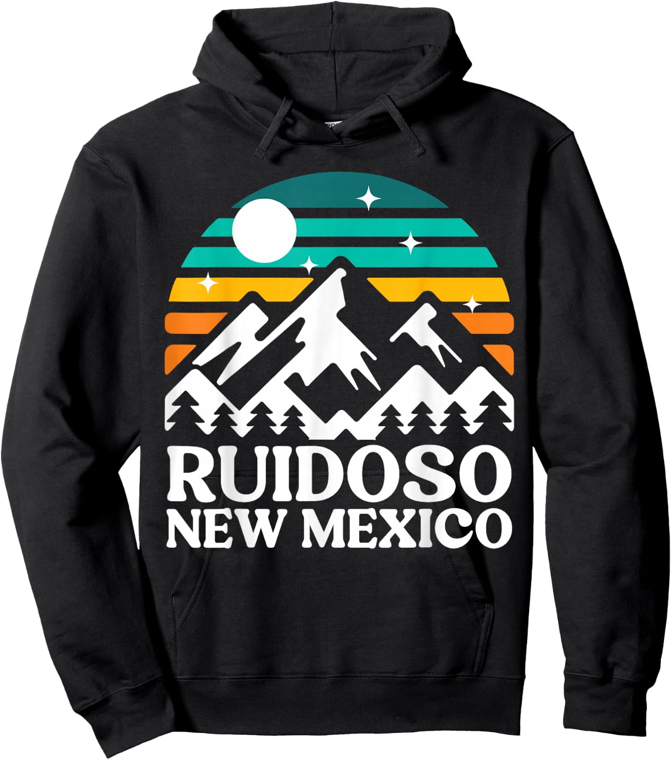 Ruidoso NM, Ruidoso New Mexico, Ruidoso Hoodie - Hoodie | Black