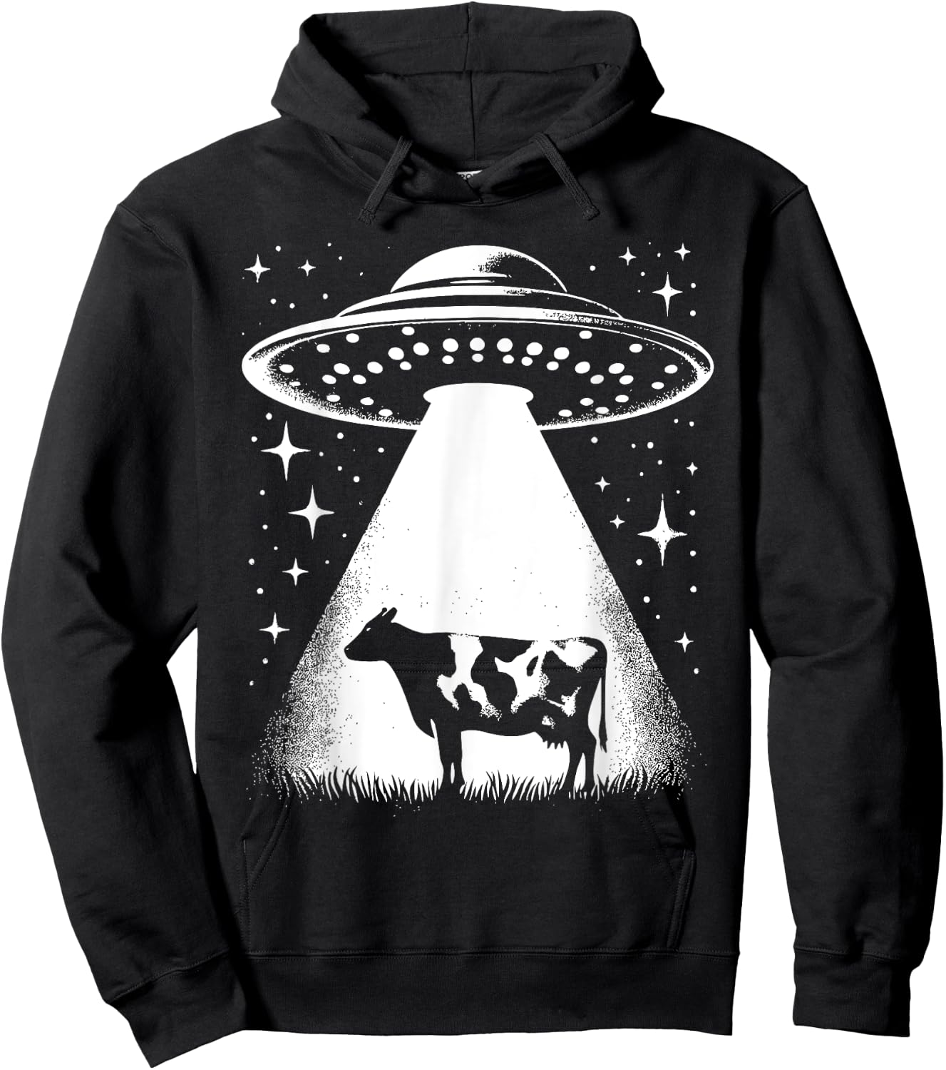 Cow Farmer Breeder - Funny Alien Normande Cattle UFO Hoodie - Hoodie | Black