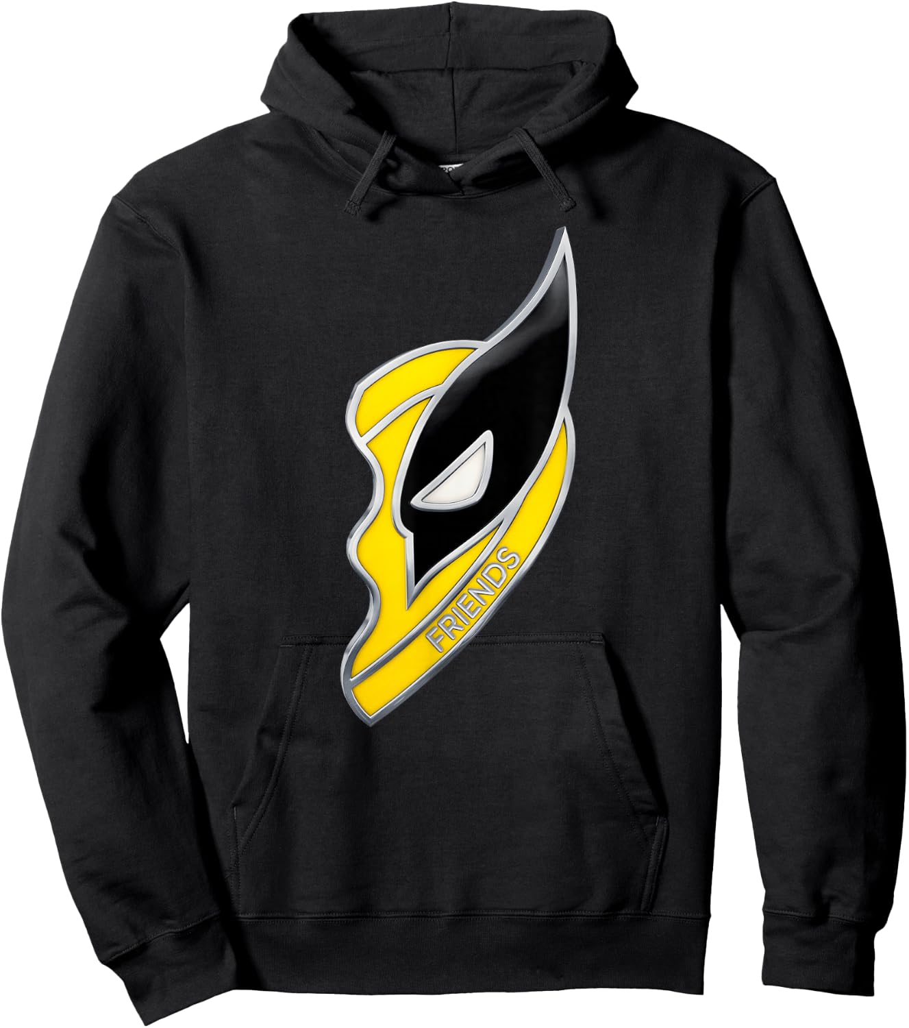 Marvel Studios Deadpool & Wolverine Best Friends Heart Right Hoodie - Hoodie | Black