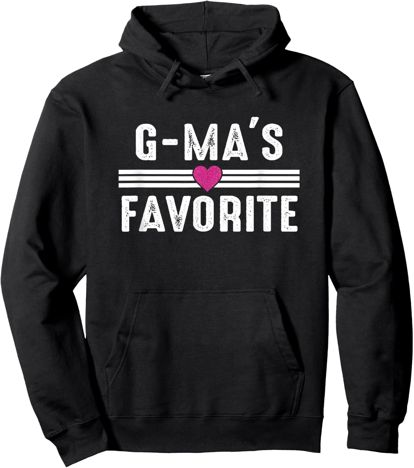 G Ma's Favorite Hoodie - Hoodie | Black
