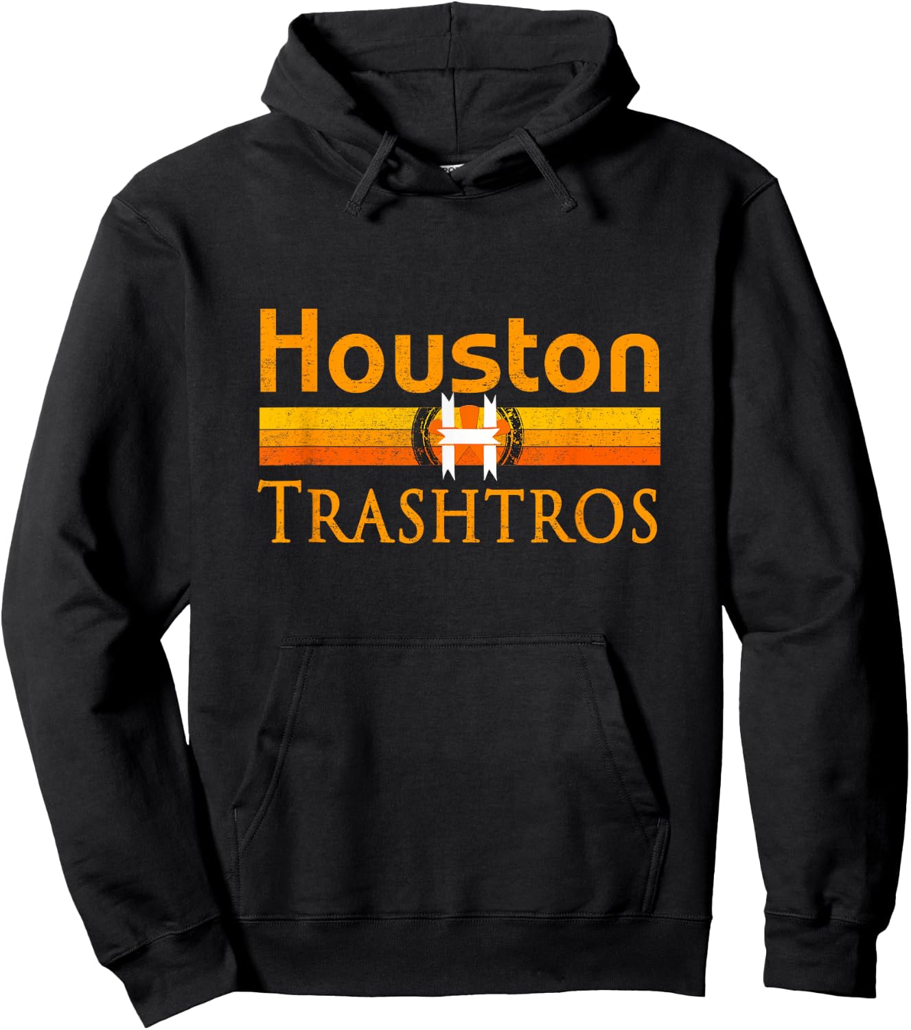 Houston Trashtros Asterisks Cheated in 2017 Funny Baseball Hoodie - Hoodie | Black