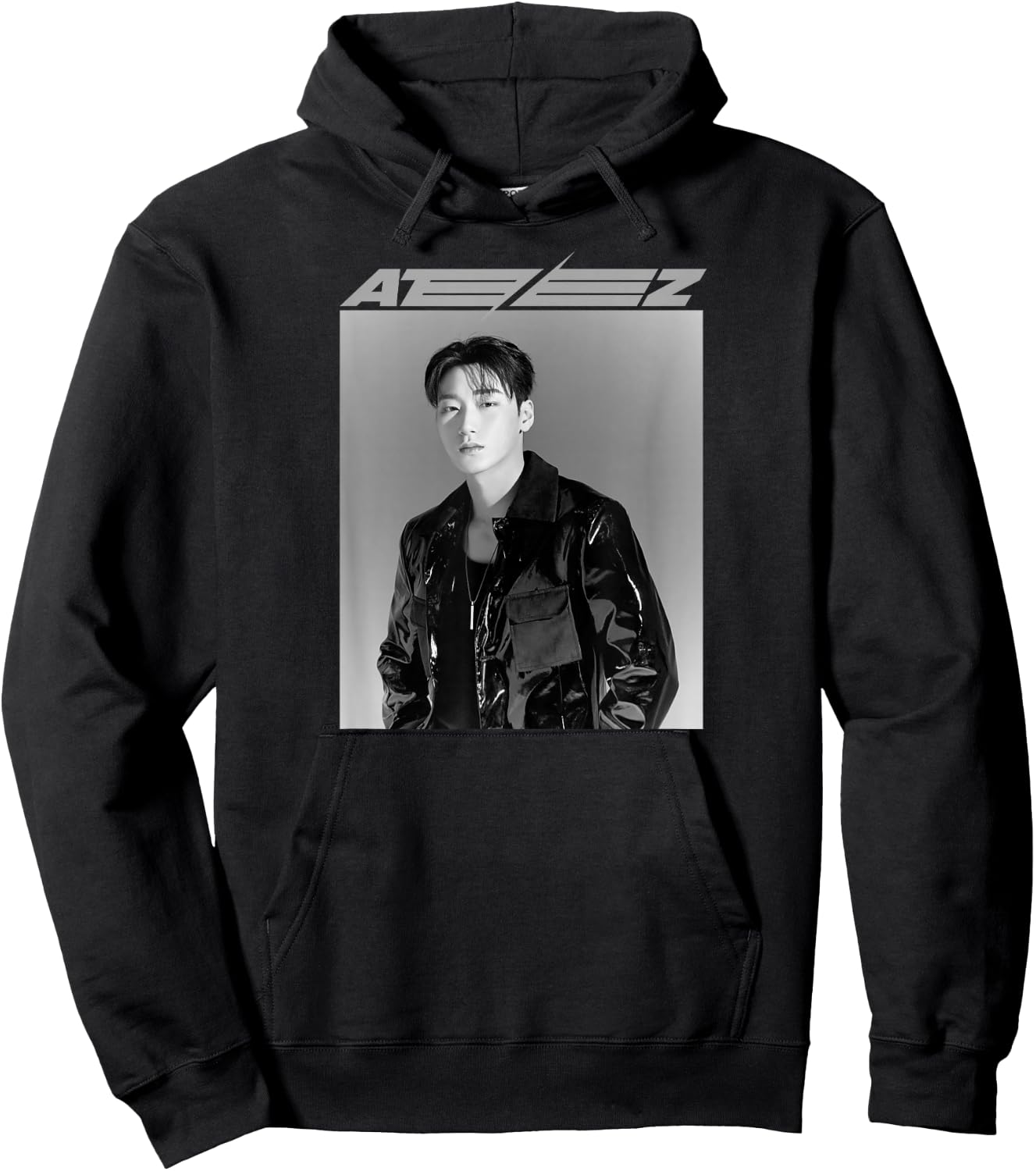 ATEEZ Official Merch Exclusive San Hoodie - Hoodie | Black