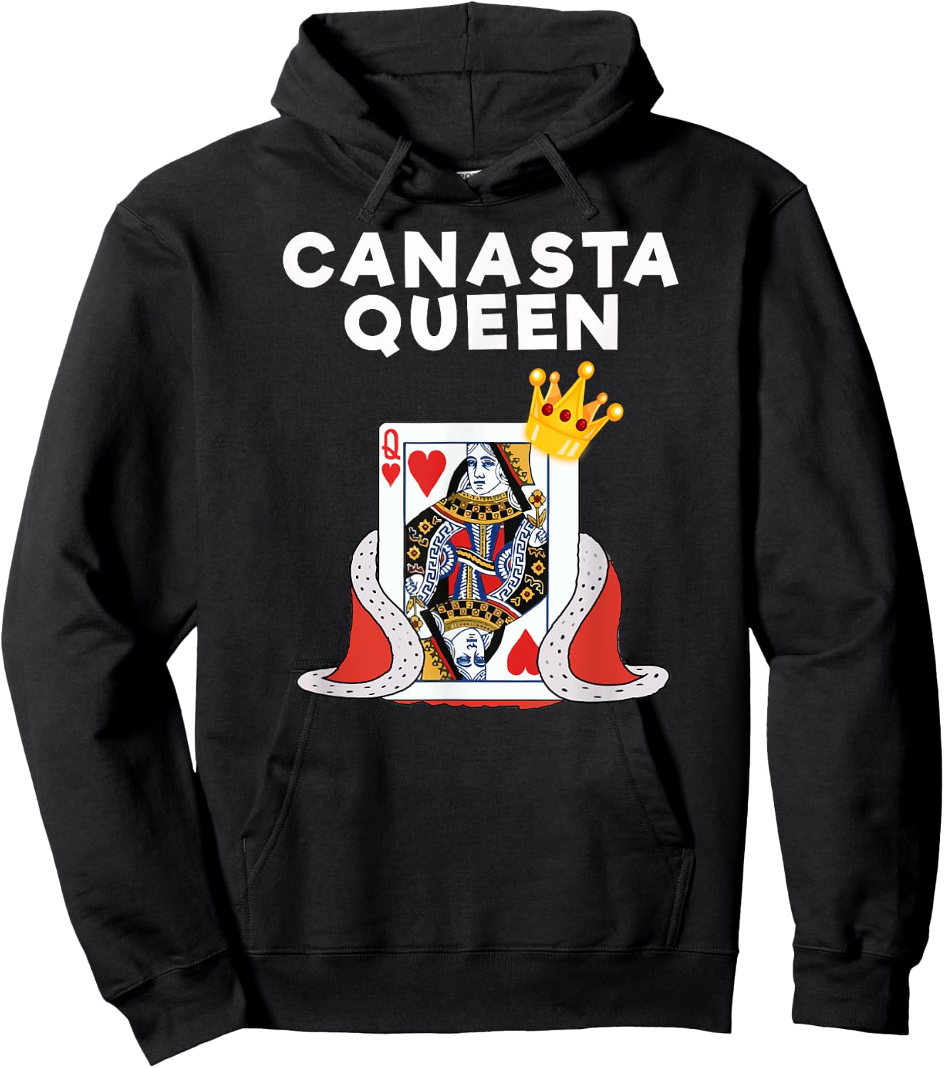 Canasta - Funny Canasta Queen Shirt Hoodie - Hoodie | Black