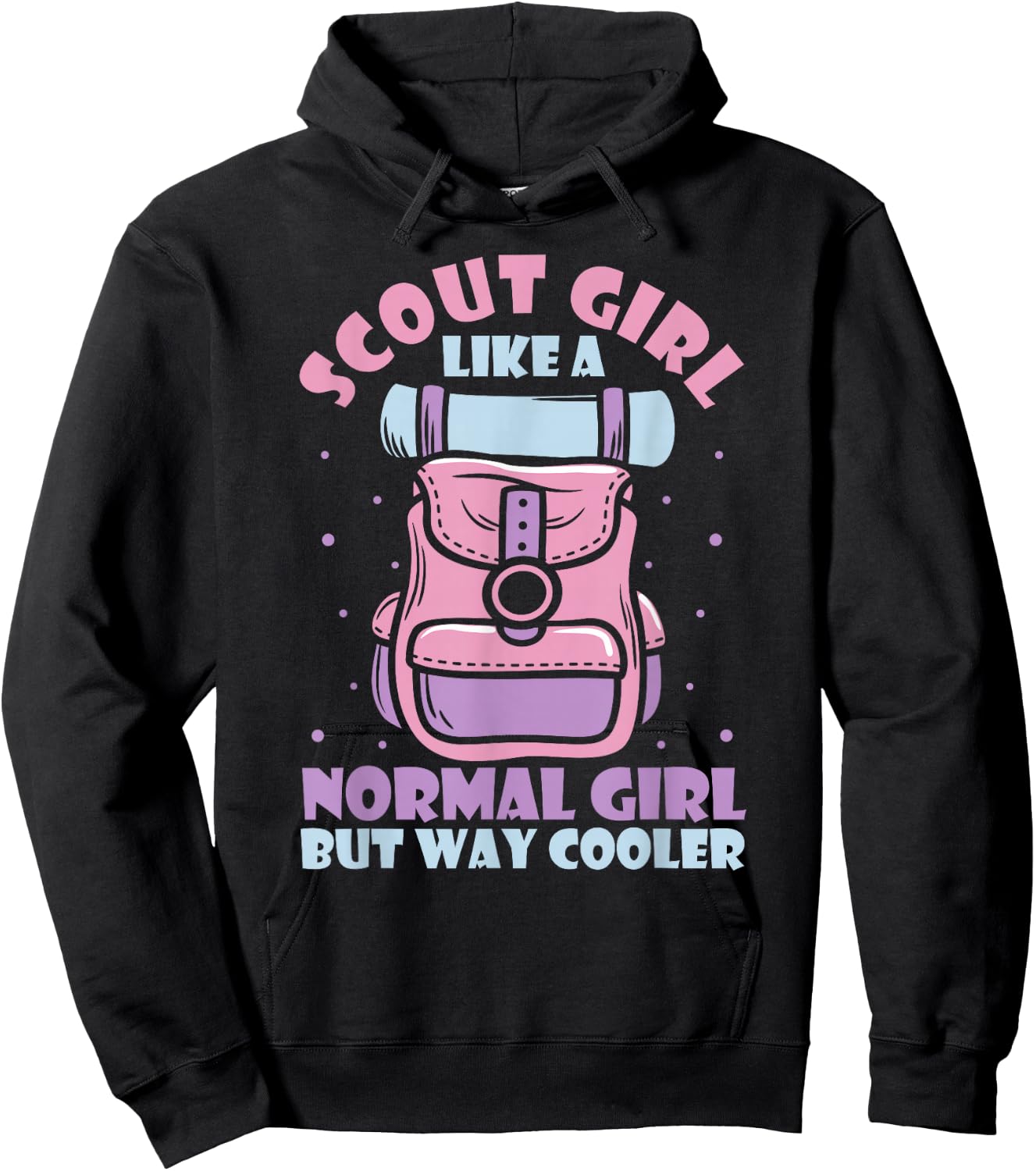 Ranger Girl's Tent Camp - Scout Camp Hoodie - Hoodie | Black