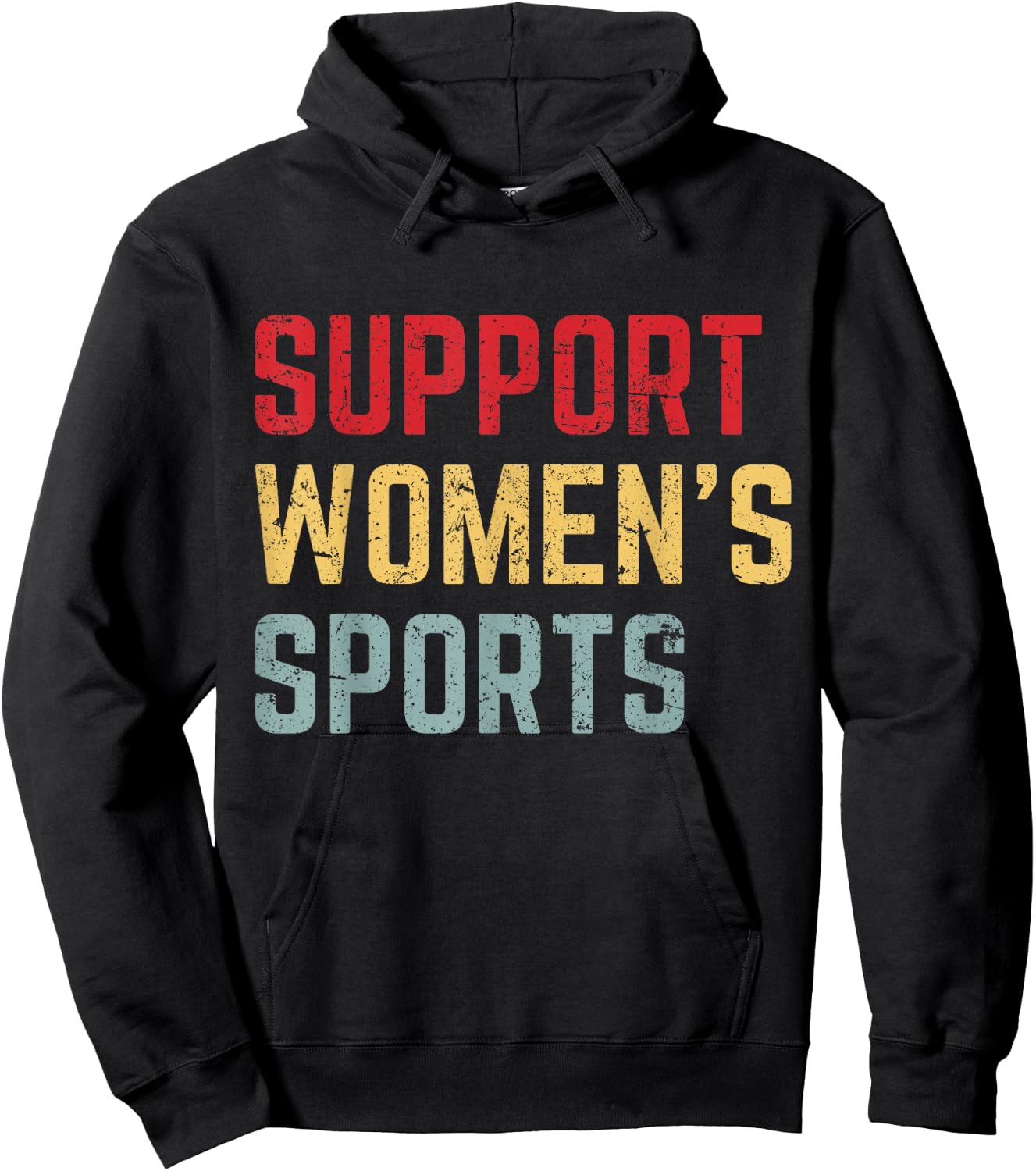Support Women's Sports Hoodie - Hoodie | Black