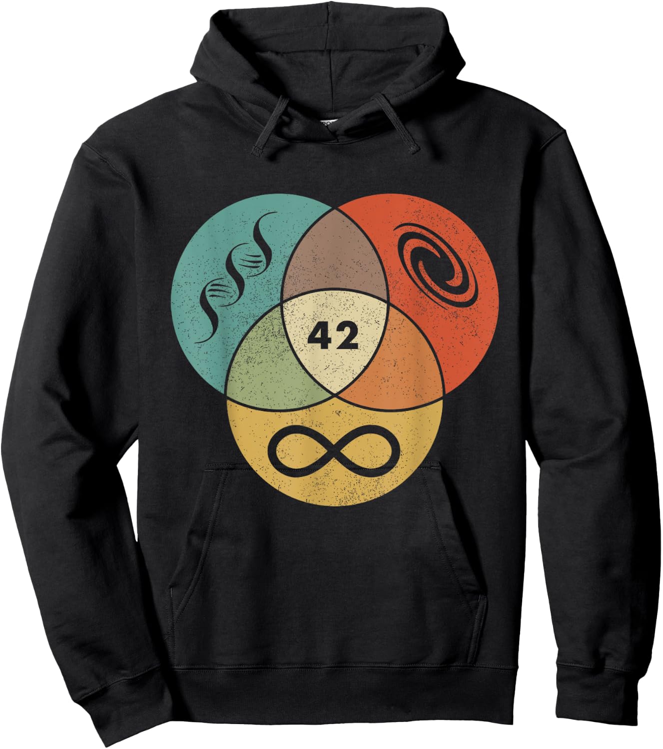 42 Answer To Life The Universe And Everything Funny Geeks Hoodie - Hoodie | Black