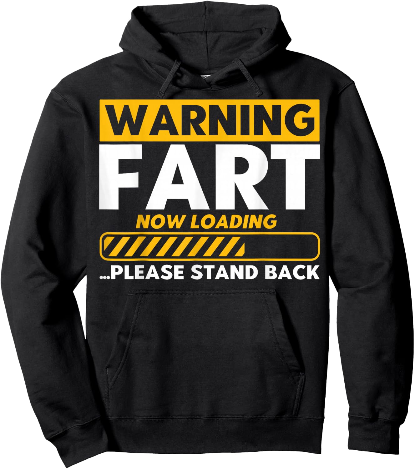 Fart Loading Warning Fart Now Loading Warning Fart Loading Hoodie - Hoodie | Black