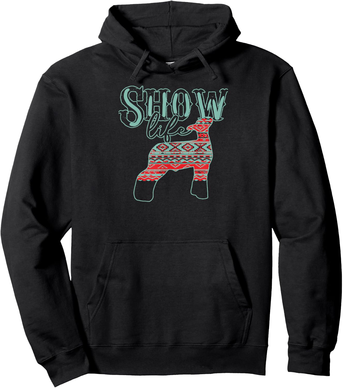Southwestern Personal Fashion Choice Livestock Show Hoodie - Hoodie | Black