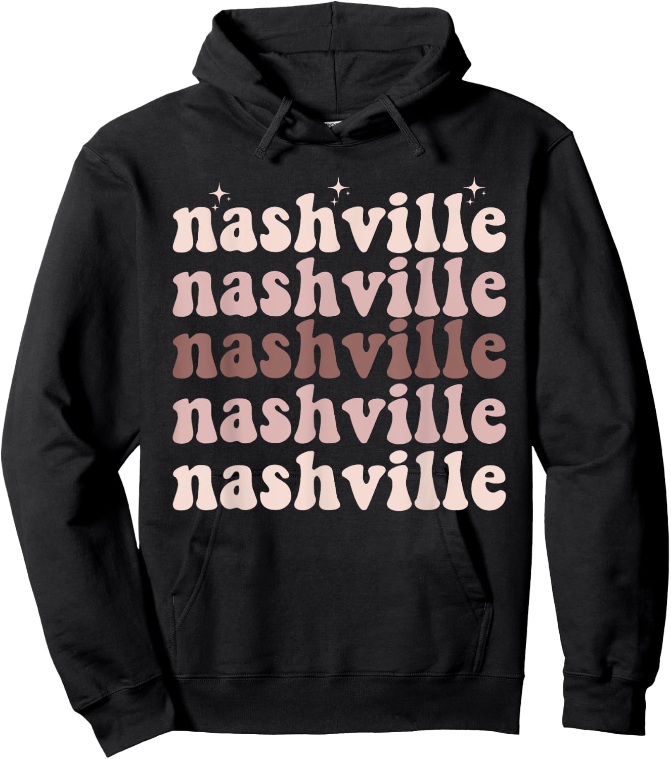 Cute Boho Aesthetic Southern Cowgirl Country Music Howdy Hoodie - Hoodie | Black