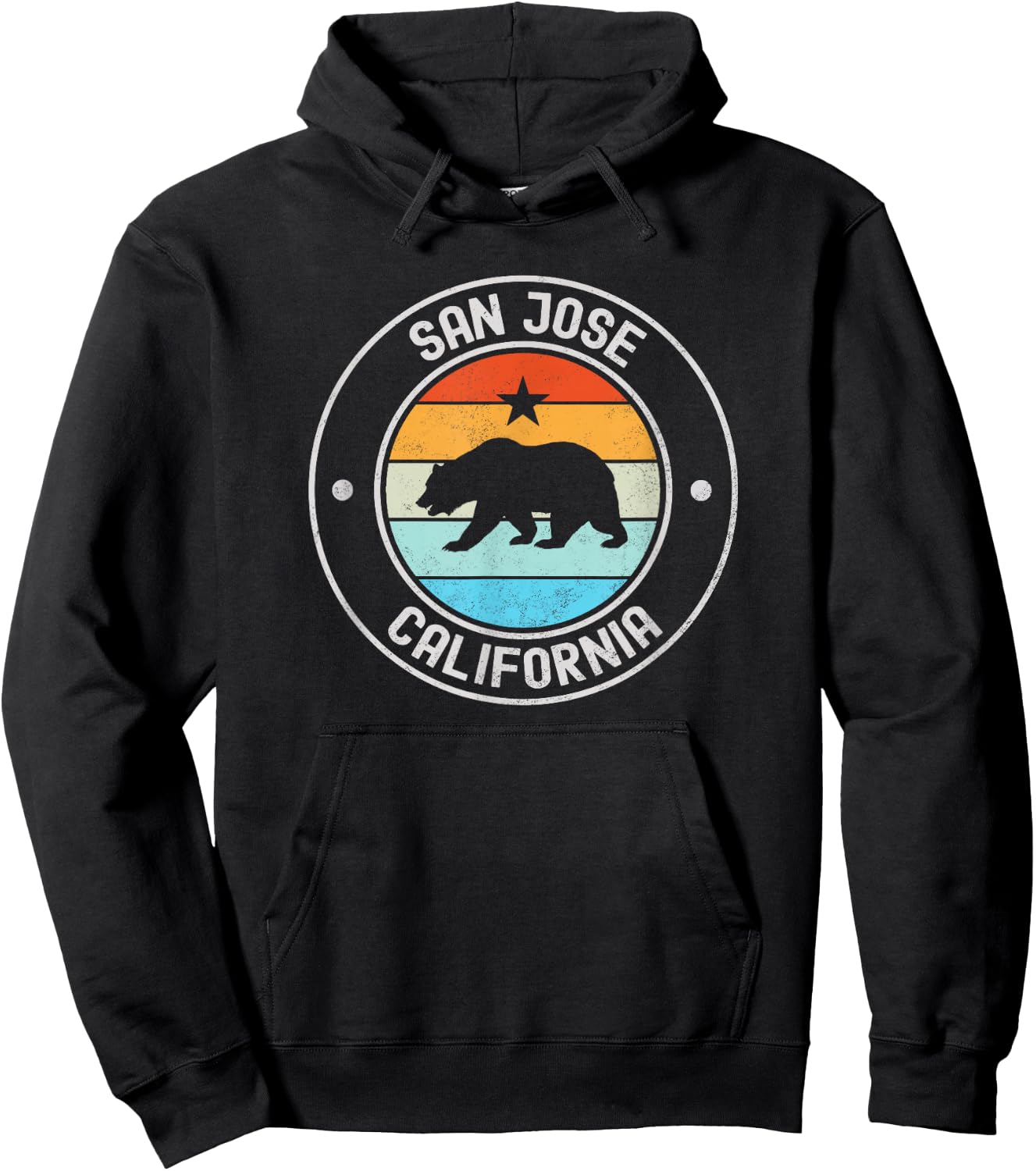 San Jose, California Hoodie - Hoodie | Black