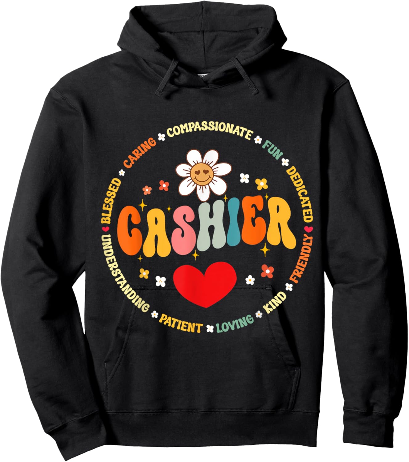 Food Services Crew Cafeteria Worker Helper School Cashier Hoodie - Hoodie | Black