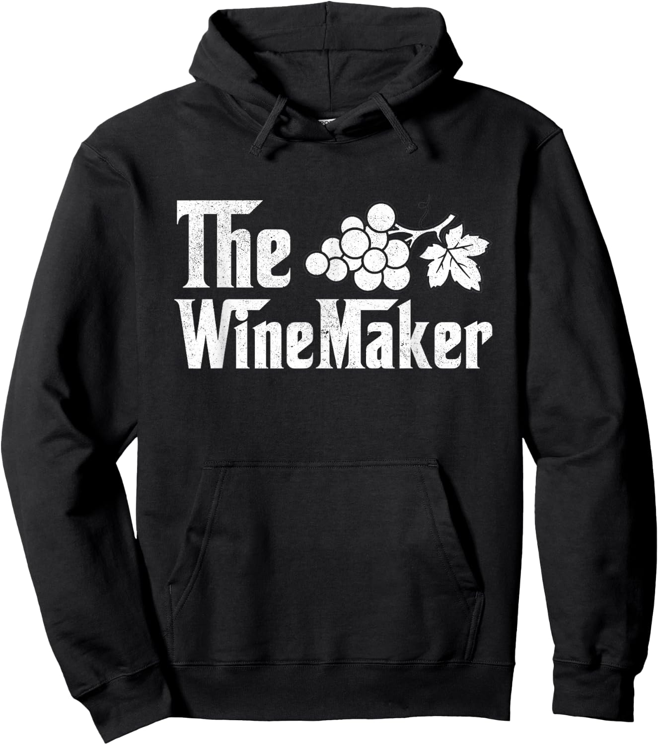 The Wine Maker Vinyard Winery wine making Grapes Winemaker Hoodie - Hoodie | Black