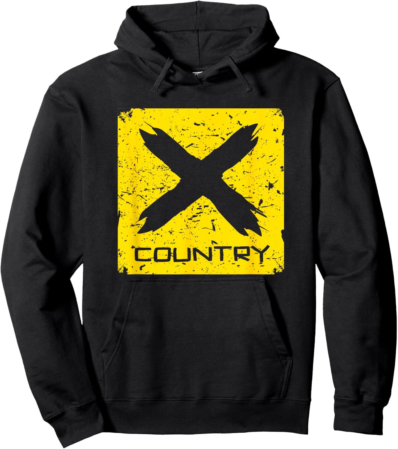 XC Sign Cross Country Cross Country Runner Gift Hoodie - Hoodie | Black