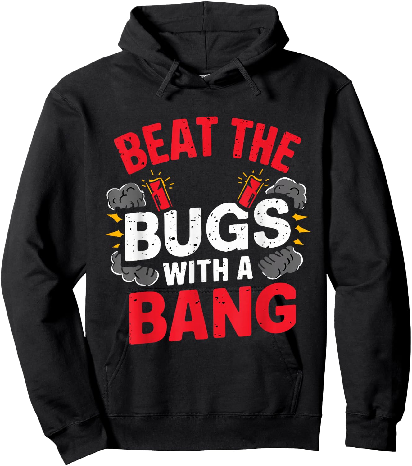 Insect Humor Funny Mosquito Ant Picnic Bug Repellent Hoodie - Hoodie | Black