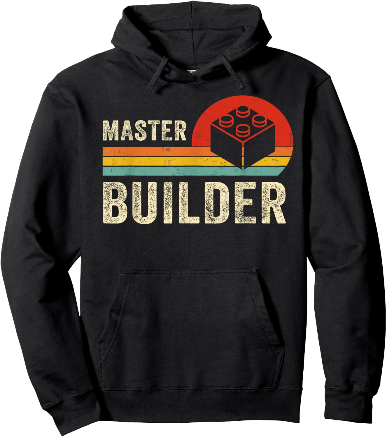 MASTER BUILDER Brick Builder Funny Toy Blocks Master Builder Hoodie - Hoodie | Black