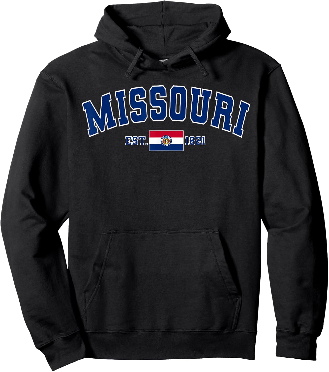Missouri Flag US State Classic Sports Missouri Hoodie - Hoodie | Black