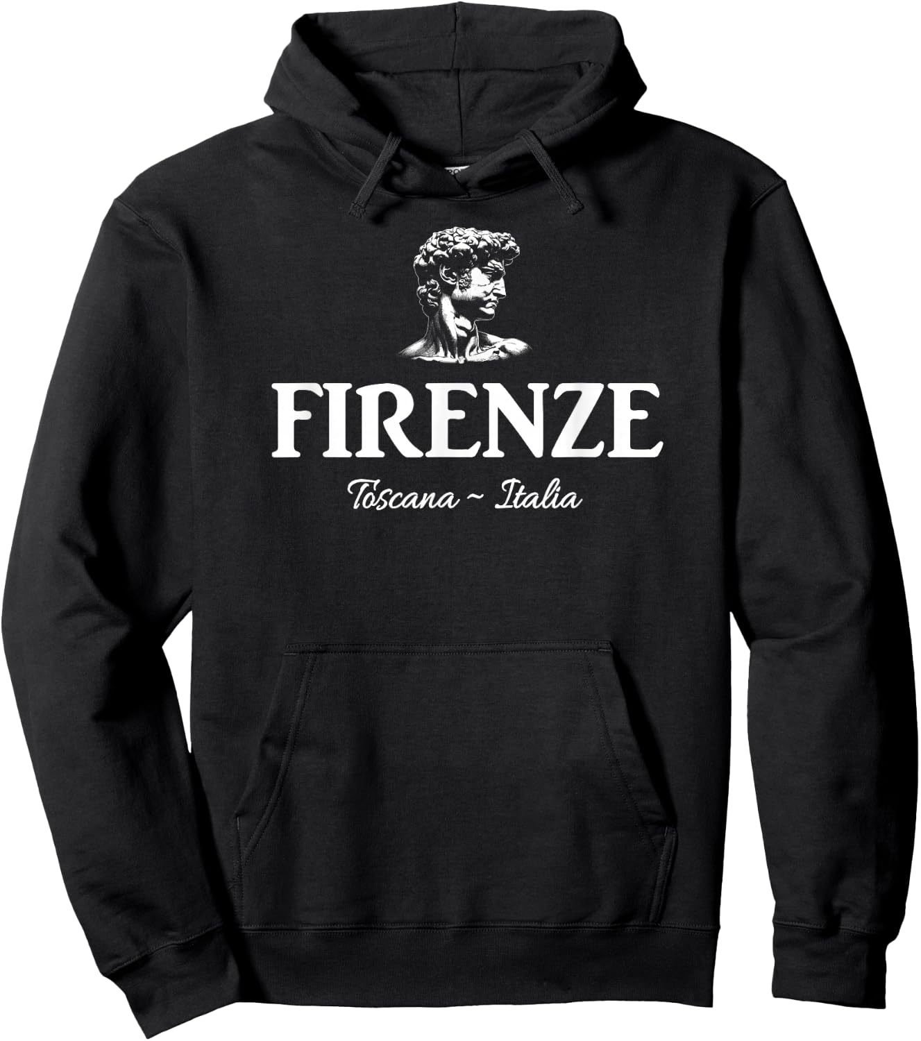 Florence Tuscany Italy Michelangelo's The David Hoodie - Hoodie | Black