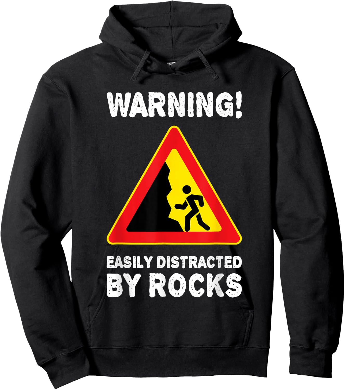 Easily Distracted By Rocks Rock Collector Geology Geologist Hoodie - Hoodie | Black