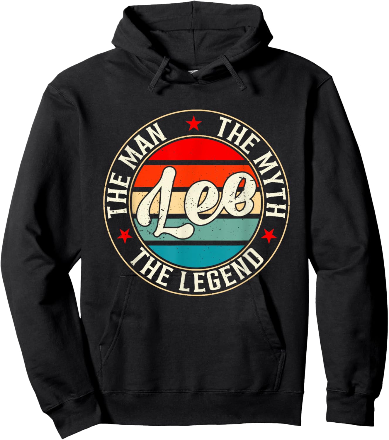 LEE The Man The Myth The Legend Shirt Funny Personalized Hoodie - Hoodie | Black