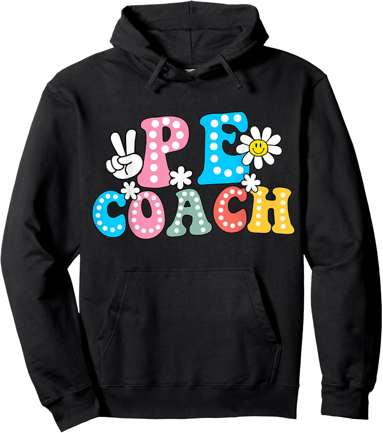 Funny Physical Education P.E Instructor Coach Teacher Gym Women Hoodie - Hoodie | Black
