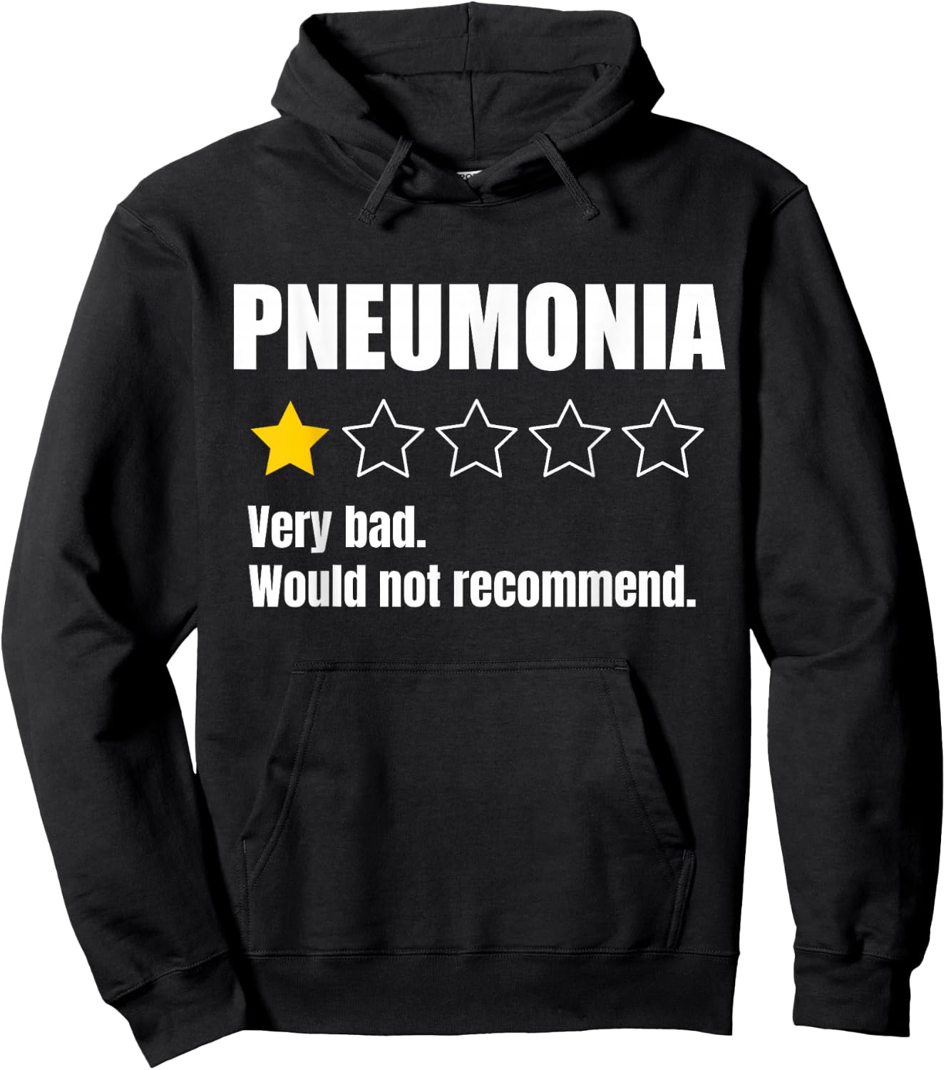 Pneumonia Awareness Warrior Support Hoodie - Hoodie | Black